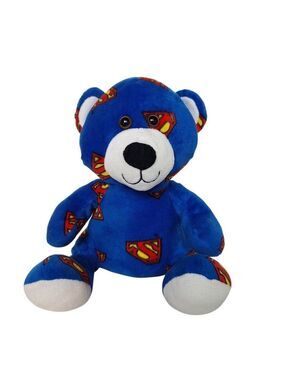 Six Flags Superman Bear Plush DC Comics Toy Large